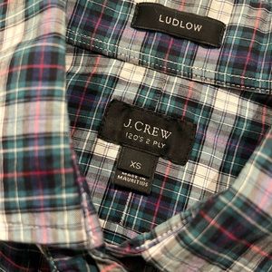 Plaid Ludlow button-up oxford